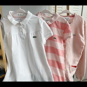 Lacoste polo cardigan sweater